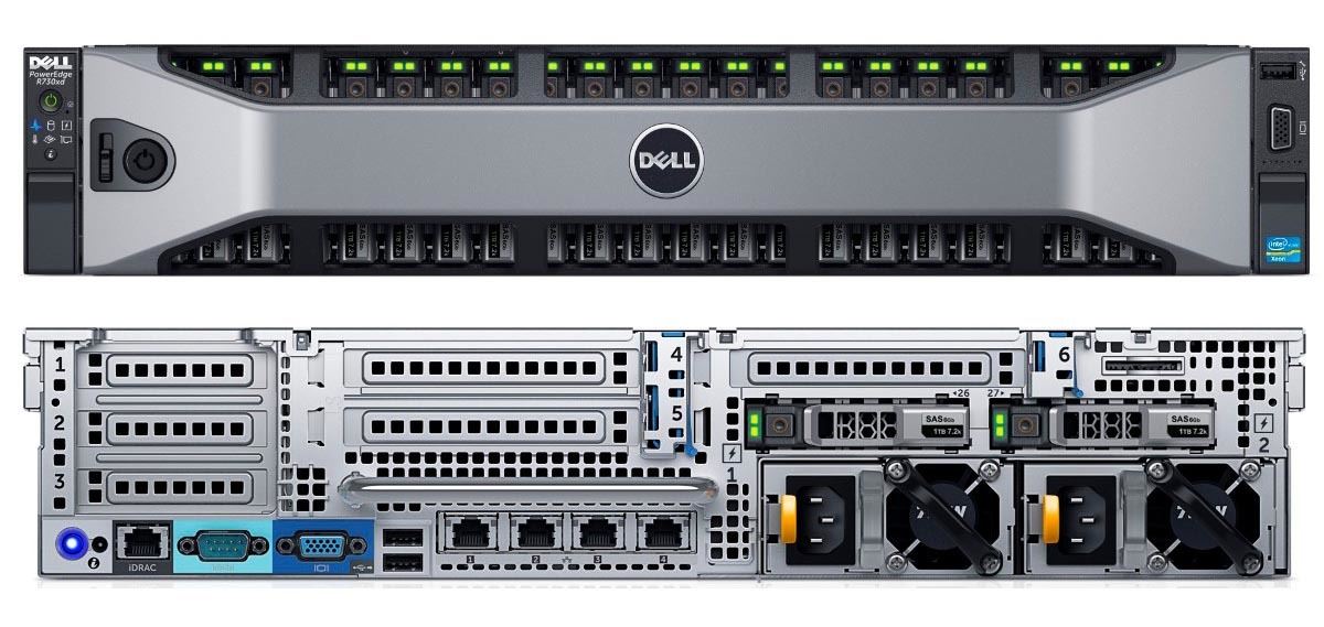 MÁY CHỦ SERVER DELL POWEREDGE R730 2.5 E5-2609 v3